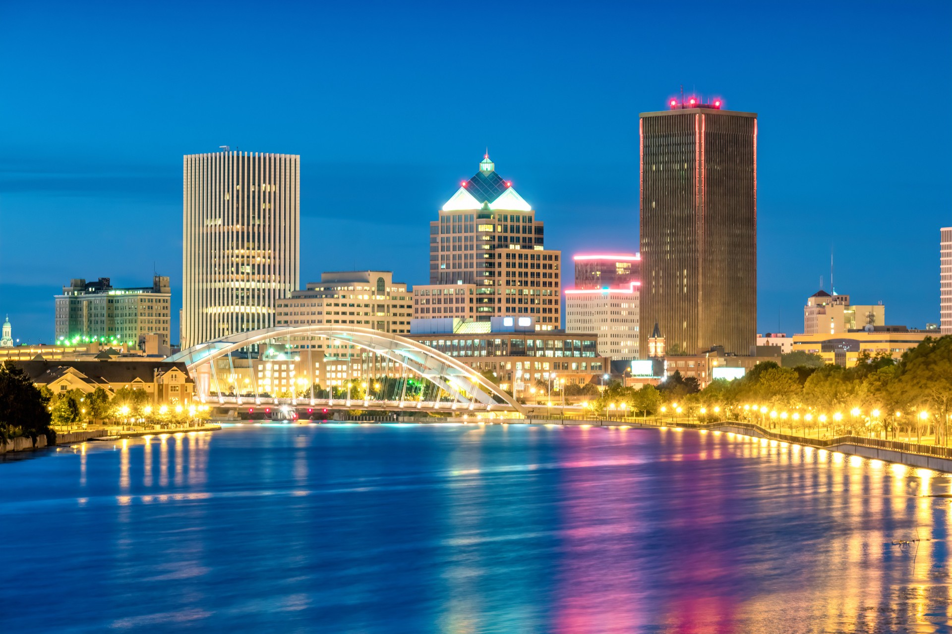 Skyline Rochester New York USA